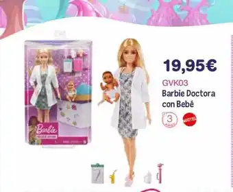 Panre Barbie doctora con bebé mattel oferta