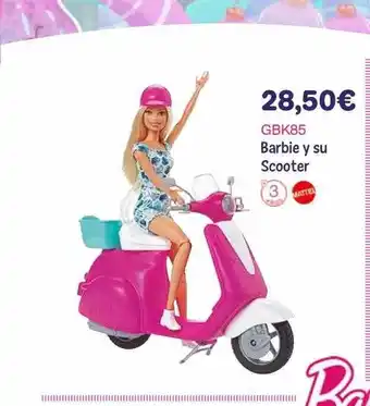 Panre Barbie y su scooter oferta