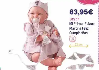 Panre Mi primer reborn martina feliz cumpleaños oferta