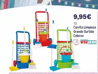 Panre Carrito limpieza grande surtido colores vicam oferta