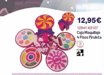 Panre Caja maquillage 4 pisos piruleta oferta