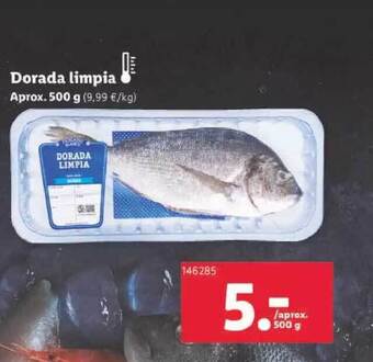 Lidl Dorada limpia oferta