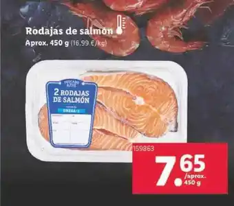Lidl Rodajas de salmón oferta