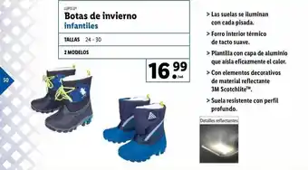 Lidl Lupilu botas de invierno oferta