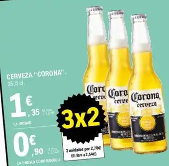 E.Leclerc "Corona" Cerveza 35,5cl oferta