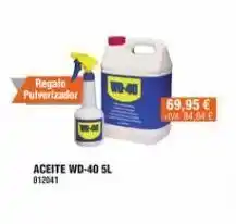 Cofac Regalo pulverizador aceite wd-40 5l 012041 wi-40 69,95 € iva 54.64 € oferta
