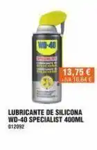 Cofac Wd-40 13,75 € na 16.64 € lubricante de silicona wd-40 specialist 400ml 012092 oferta