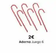 Rocasa Ferr 2€ adorno juego 6 oferta