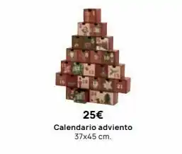 25€ calendario adviento 37x45 cm.