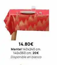 Rocasa Mantel blanco oferta