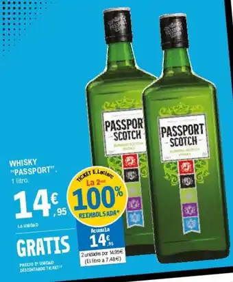 E.Leclerc "Passport" Whisky 1L oferta