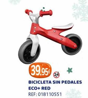 Bicicleta sin pedales eco+ red