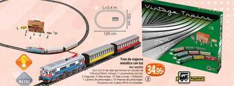 Centroxogo Tren de viajeros metálico con luz oferta