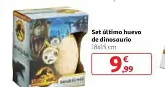 Alcampo Set último huevo de dinosaurio oferta