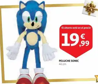 Alcampo Peluche sonic oferta