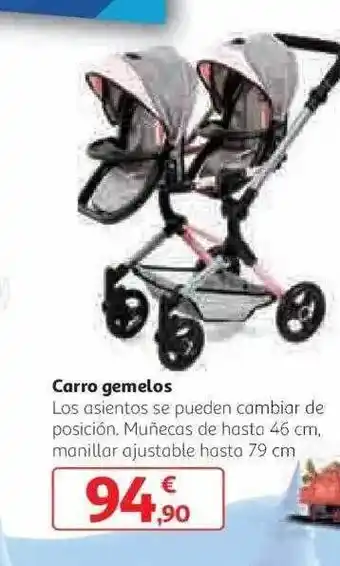 Alcampo Carro gemelos oferta