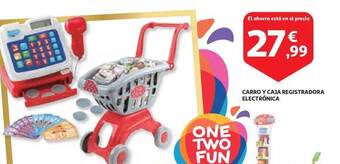 Alcampo Carro y caja registradora electrônica oferta