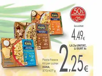 Valvi Supermercats Pasta fresca kit per cuinar rana oferta