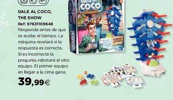 Hipercor Dale al coco, the show oferta