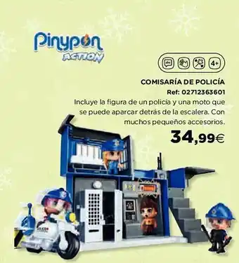 Hipercor Comisaría de policía pinypon action oferta