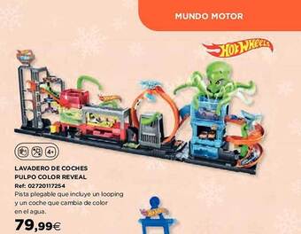 Hipercor Lavadero de coches pulpo color reveal oferta