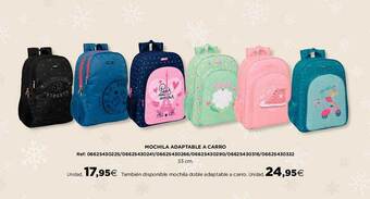 Hipercor Mochila adaptable a carro oferta