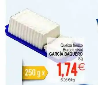Plenus Supermercados Queixo fresco burgos sisal garcía baquero kg oferta