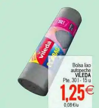 Plenus Supermercados Bolsa lixo autopeche vileda pte oferta