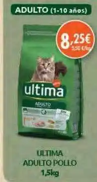Plenus Supermercados Ultima adulto pollo oferta
