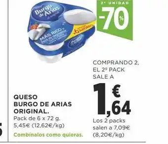 Supercor Queso burgo de arias original oferta