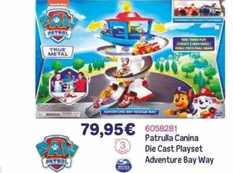 Panre Patrulla canina dia cast playset adventure bay way oferta