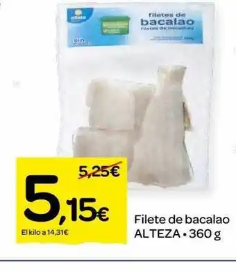 Dialprix Filete de bacalao alteza oferta