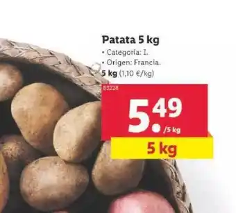 Lidl Patata oferta