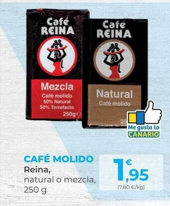 SPAR Gran Canaria Café molido reina natural o mezcla oferta