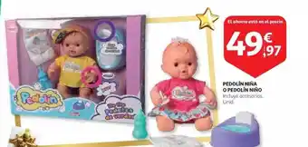 Alcampo Pedolín niña o pedolín niño oferta