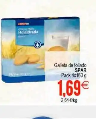 Plenus Supermercados Galleta de follado spar pack 4 oferta