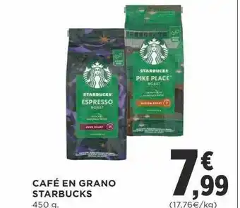 Supercor Café en grano starbucks oferta