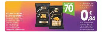 Supercor 2a unidad -70% patatas fritas lay's gourmet oferta