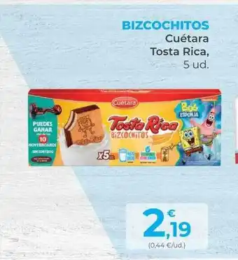 SPAR Gran Canaria Bizcochitos cuétara tosta rica oferta