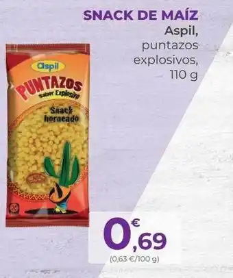 SPAR Gran Canaria Snack de maiz aspil puntazos explosivos oferta