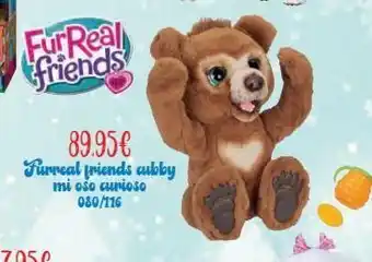 Jugueterías Nikki Furreal friends 89.95€ furreal friends cubby mi oso curioso 080/116 oferta