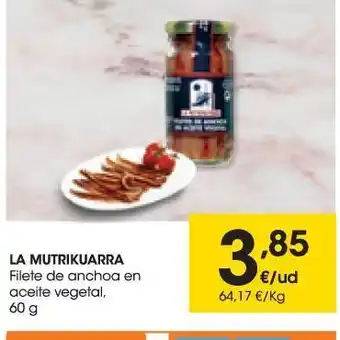 Eroski Filete de anchoa en aceite vegetal oferta