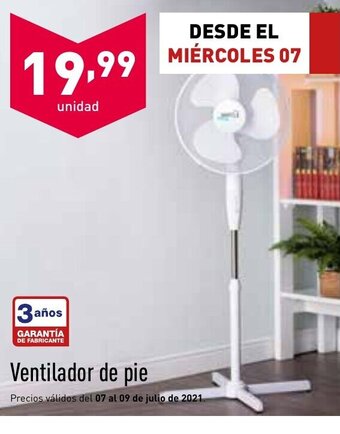 ALDI Ventilador de pie oferta
