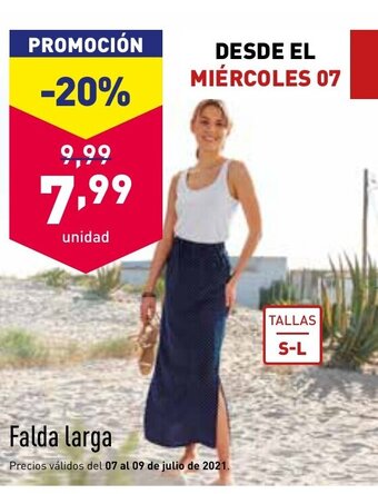 ALDI Falda larga oferta