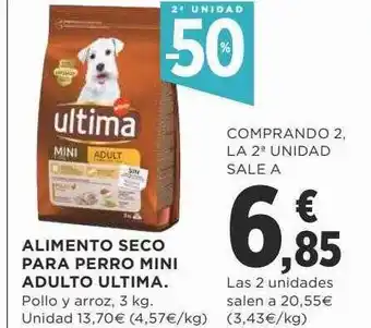 Supercor Exprés 2a unidad -50% alimento seco para perro mini adulto ultima oferta