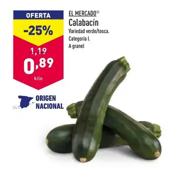 ALDI El Mercado Calabín oferta