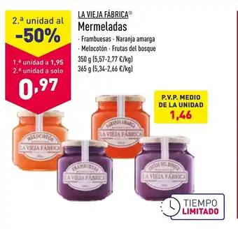 ALDI la Vieja Fábrica Mermelada 350g oferta