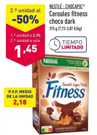 ALDI Nestlè Chocapic Cereales fitness choco dark oferta