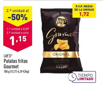 ALDI Lay's Patatas fritas Gourmet 180g oferta