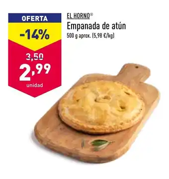 ALDI El Mercado Empanada de atún 500g oferta